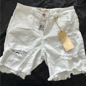 White Bermuda Shorts